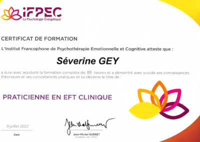 Certificat EFT